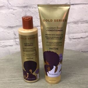 Pantene Gold Series Shampoo and Conditioner, New